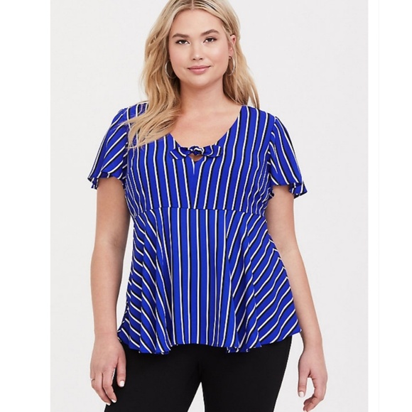 Torrid - Georgette Bow Blouse - Picture 6 of 8